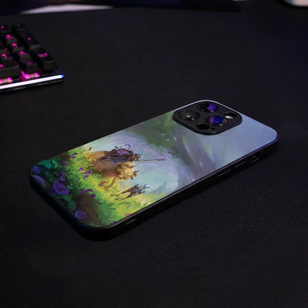 Glass Phone Case Wooliphant and the Sea of Moss - Image 10