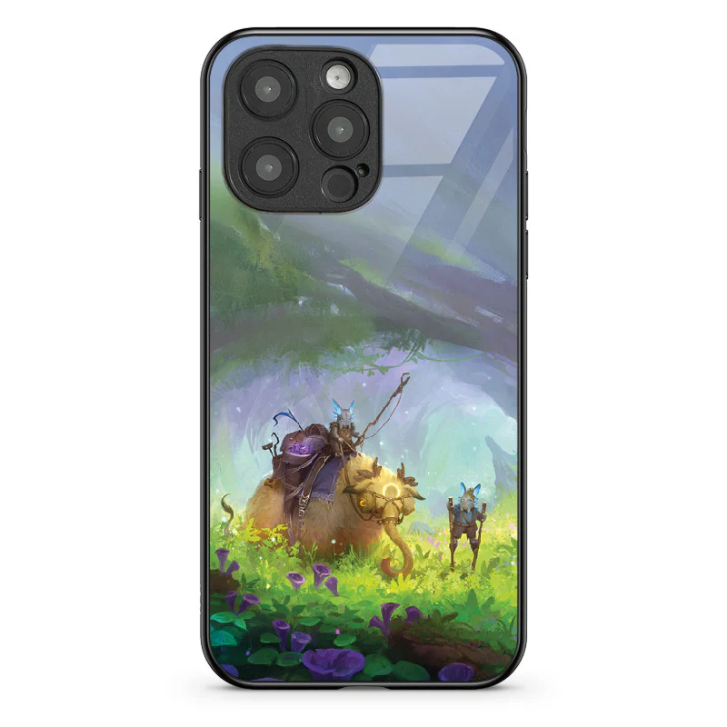 Glass Phone Case Wooliphant and the Sea of Moss - Image 108