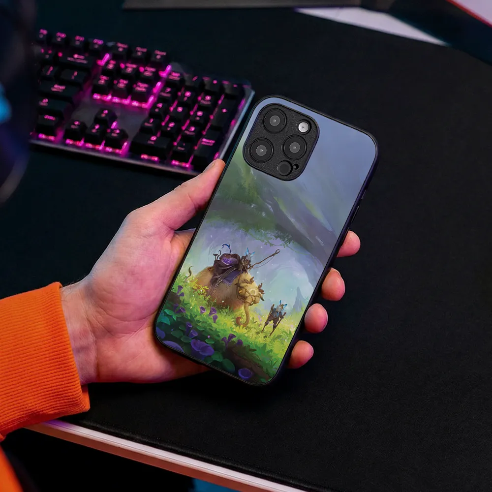 Glass Phone Case Wooliphant and the Sea of Moss - Image 5