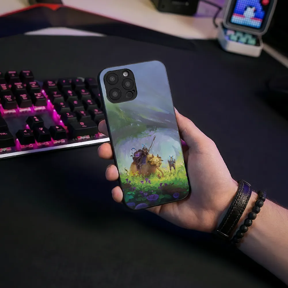 Glass Phone Case Wooliphant and the Sea of Moss - Image 6
