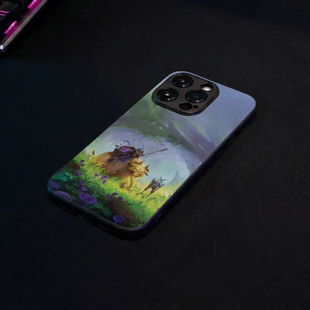 Glass Phone Case Wooliphant and the Sea of Moss - Image 7