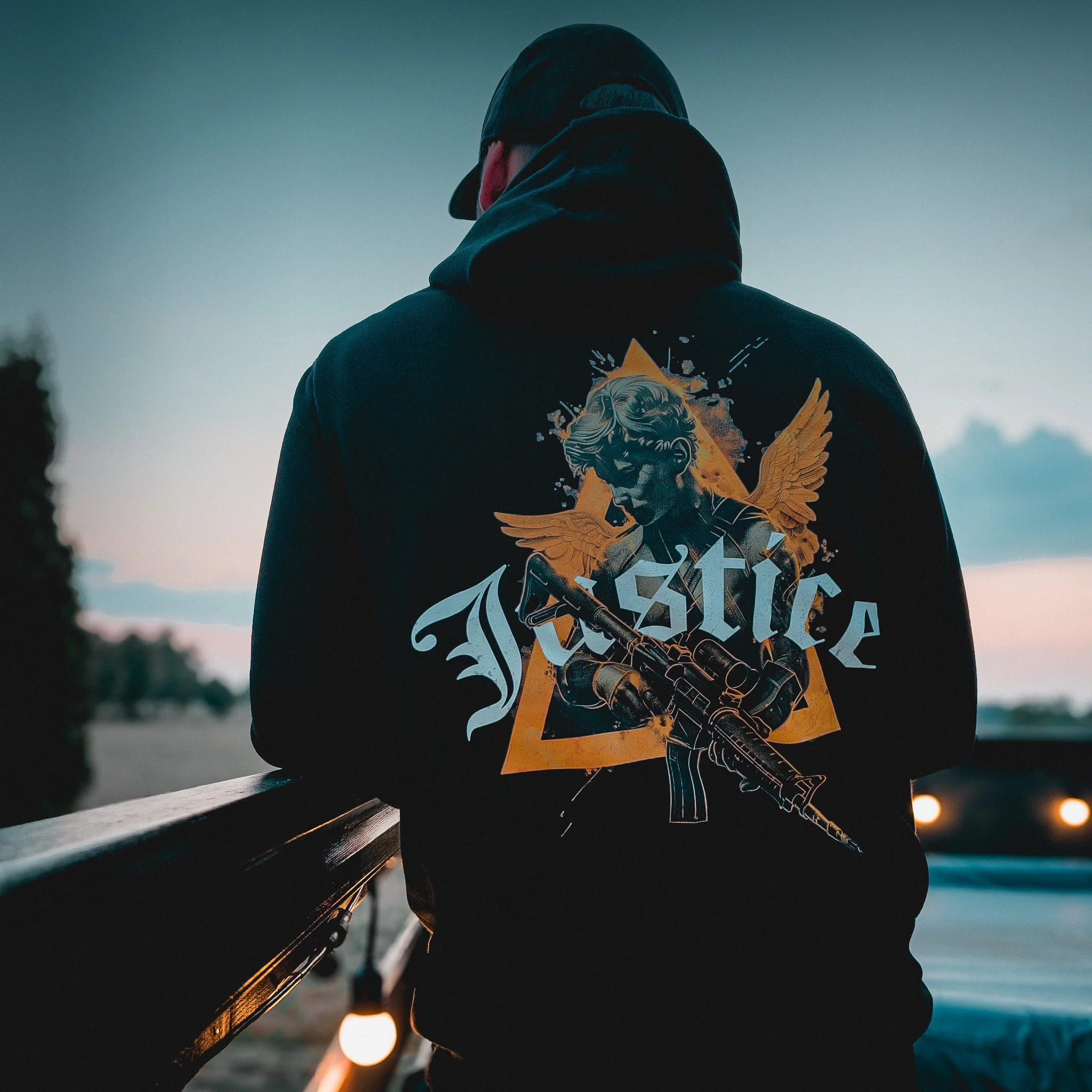 Hoodie Yellow Justice - Image 7