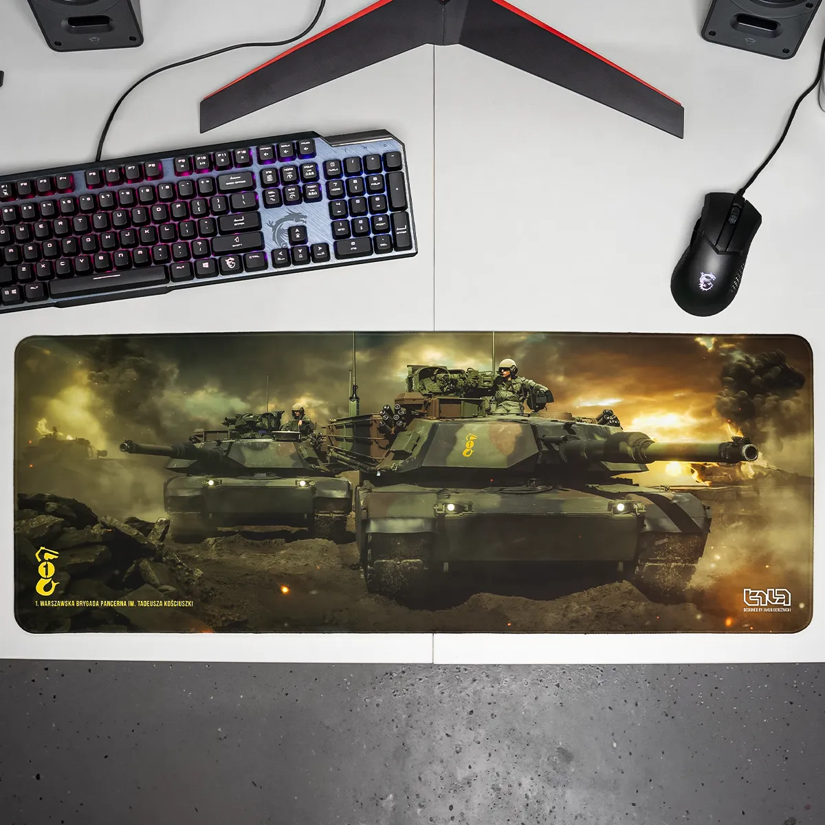 Mousepad 1ST Warsaw Armoured Brigade Tadeusz Kościuszko 4 - Image 12