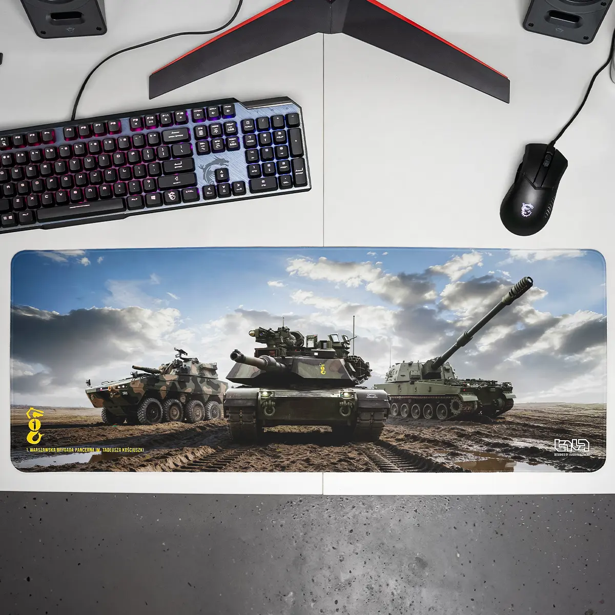 Mousepad 1ST Warsaw Armoured Brigade Tadeusz Kościuszko 6 - Image 12