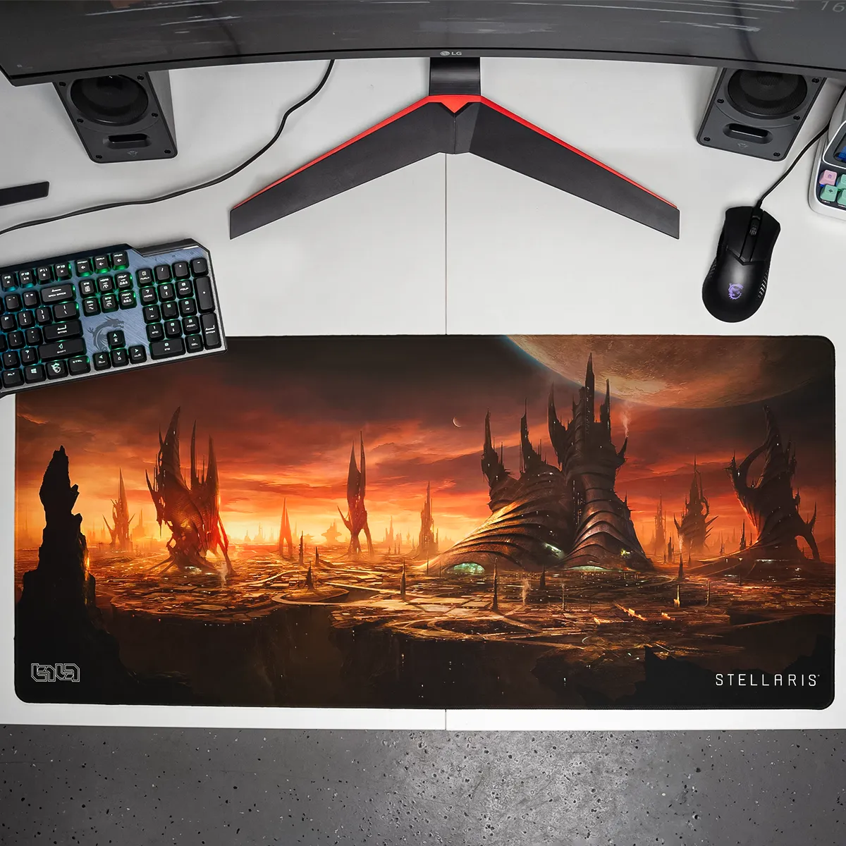 Mousepad Alien City by Kentaro Kanamoto - Image 7