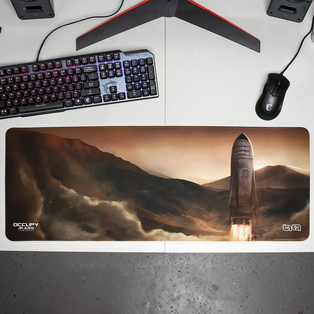 Mousepad Colonization Ship Landing - Image 12