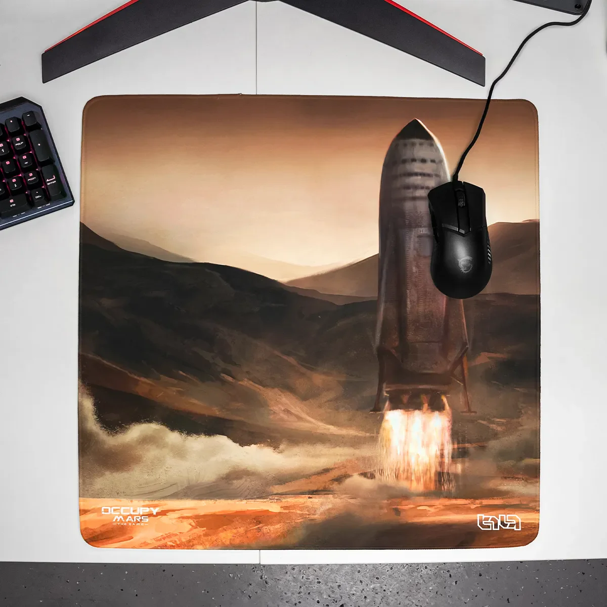 Mousepad Colonization Ship Landing - Image 20