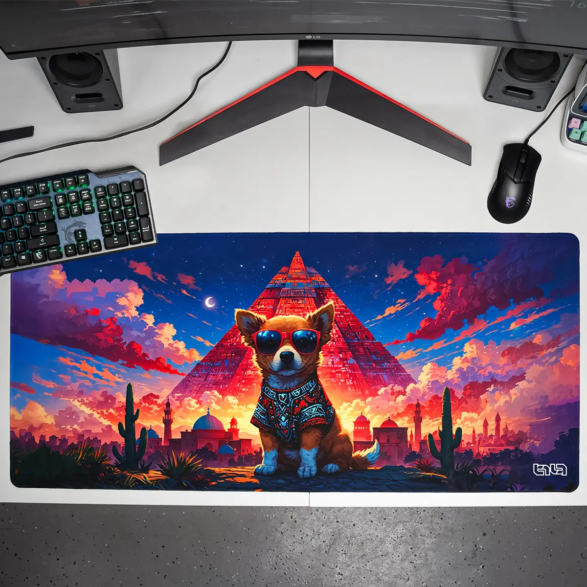 Mousepad Corgi and the Pyramid - Image 7