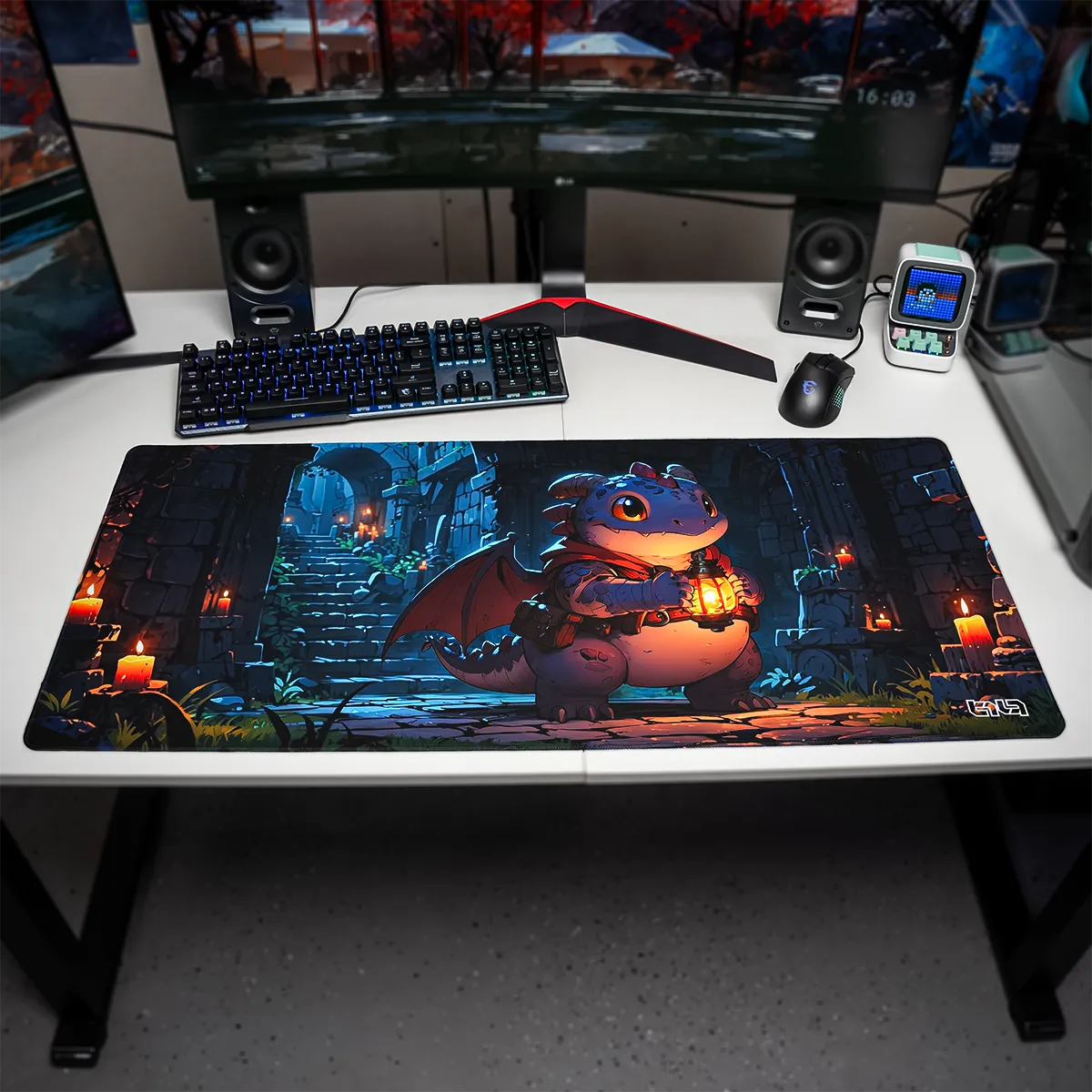 Mousepad Dragon with a Lantern - Image 10
