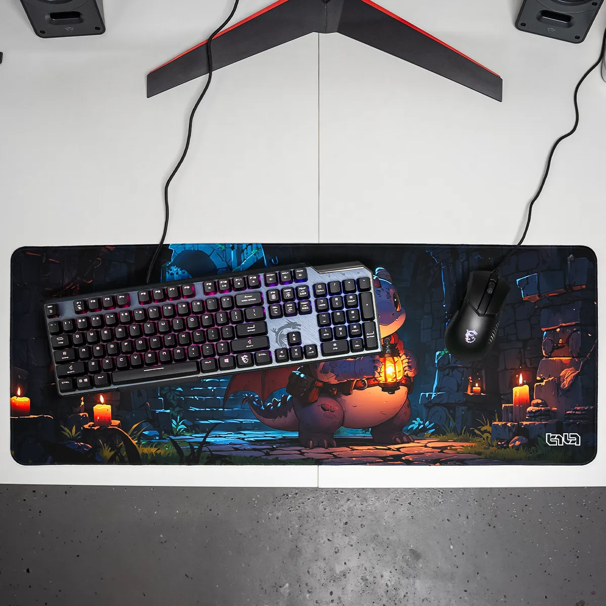 Mousepad Dragon with a Lantern - Image 16