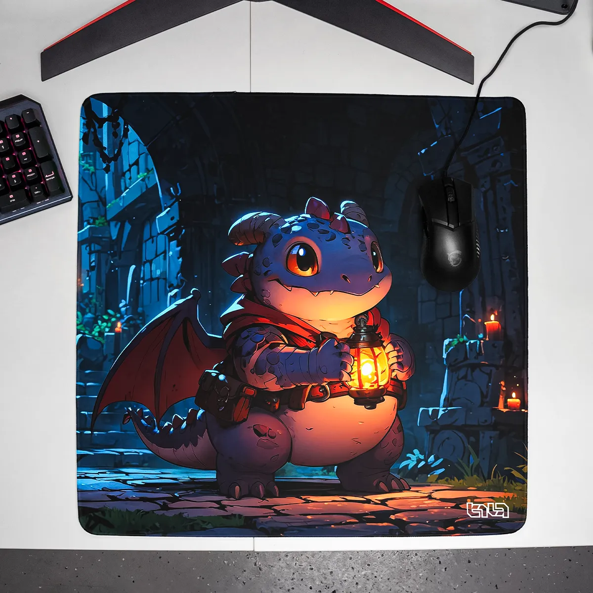 Mousepad Dragon with a Lantern - Image 20
