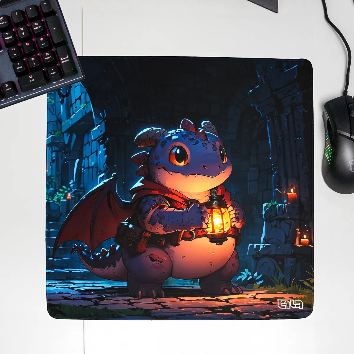 Mousepad Dragon with a Lantern - Image 21