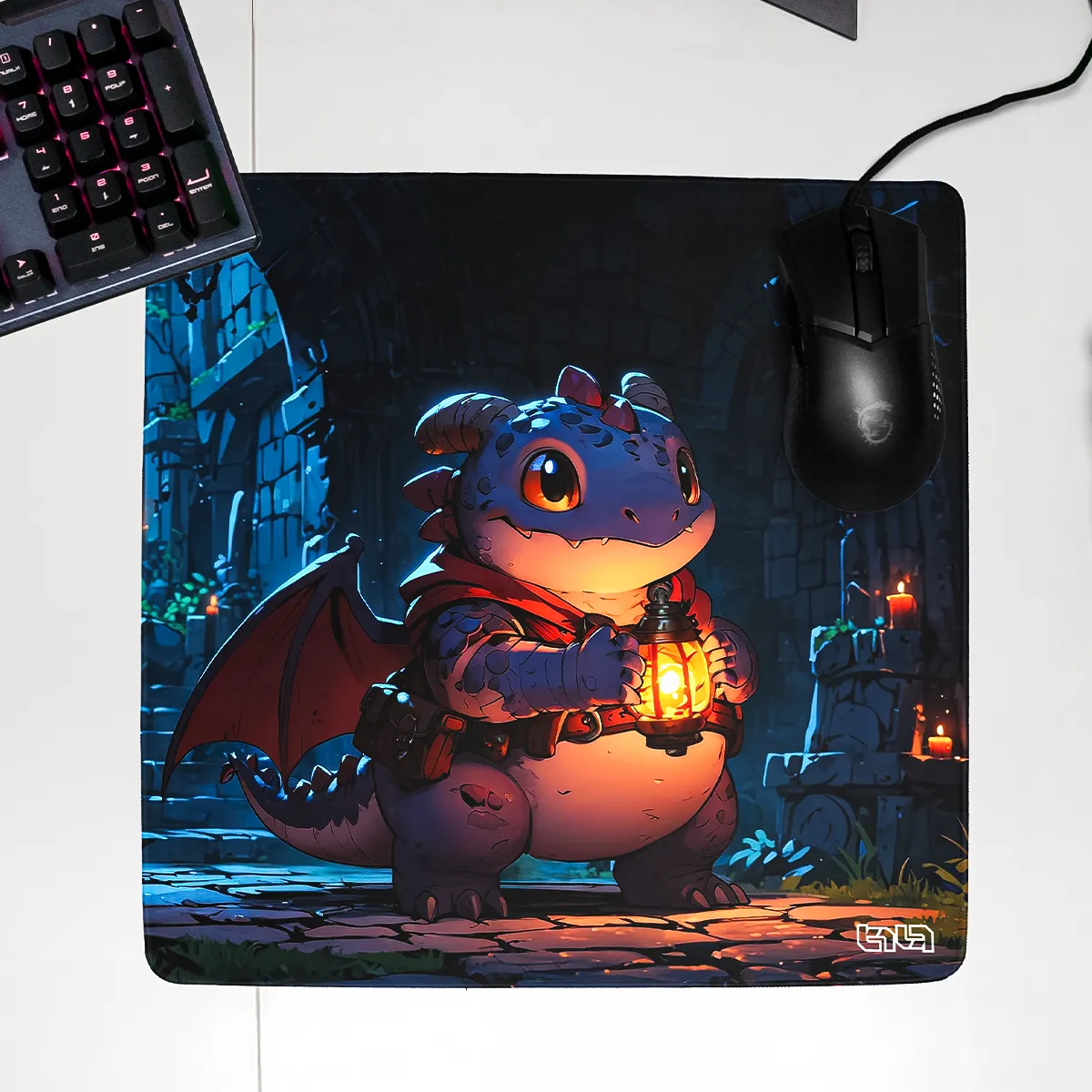 Mousepad Dragon with a Lantern - Image 24