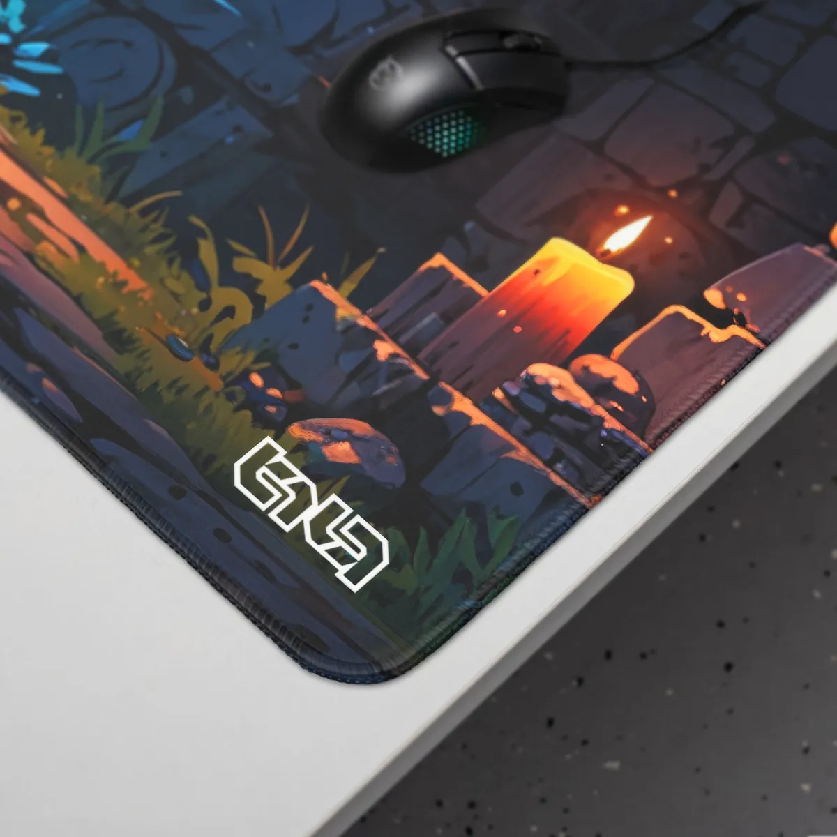 Mousepad Dragon with a Lantern - Image 3