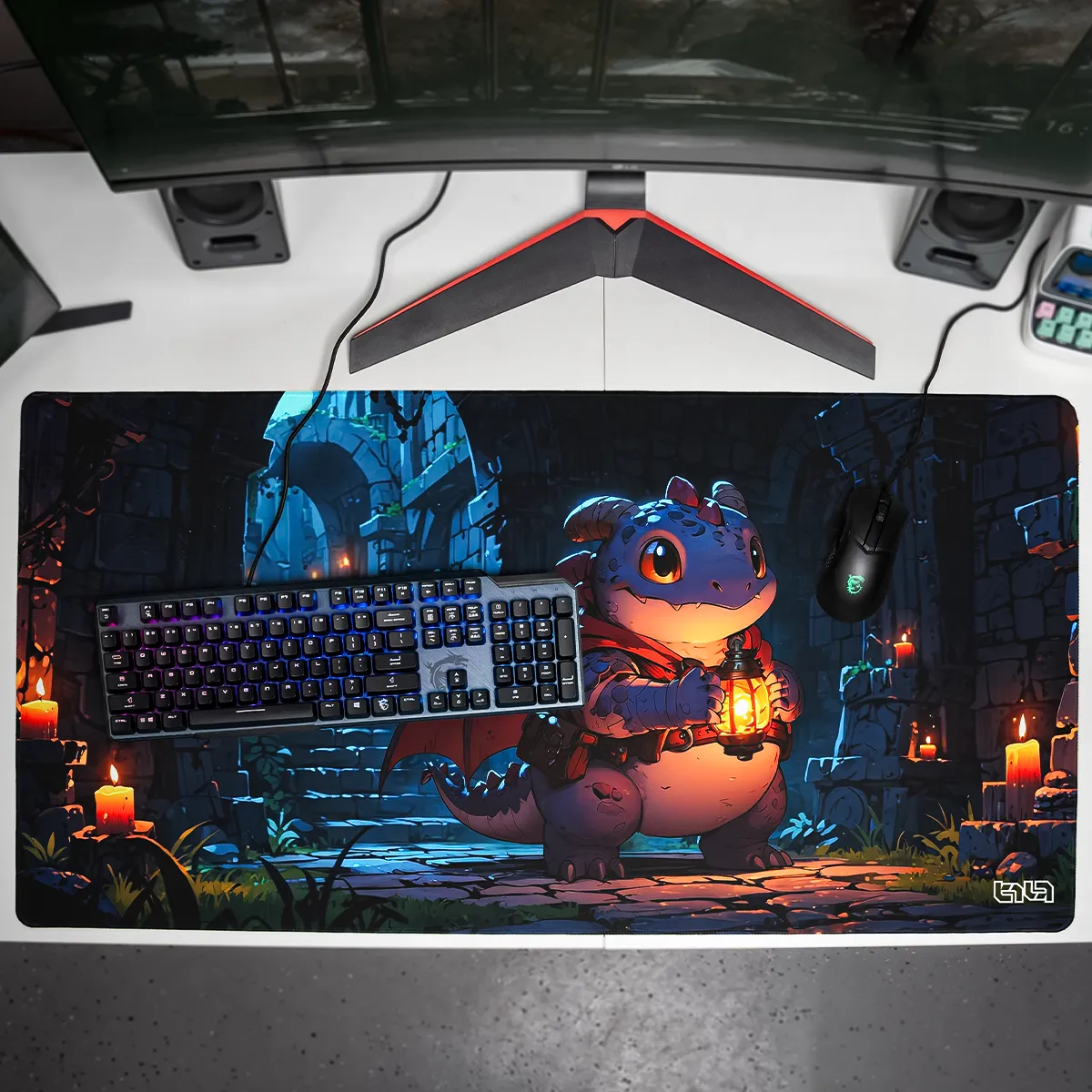 Mousepad Dragon with a Lantern - Image 6
