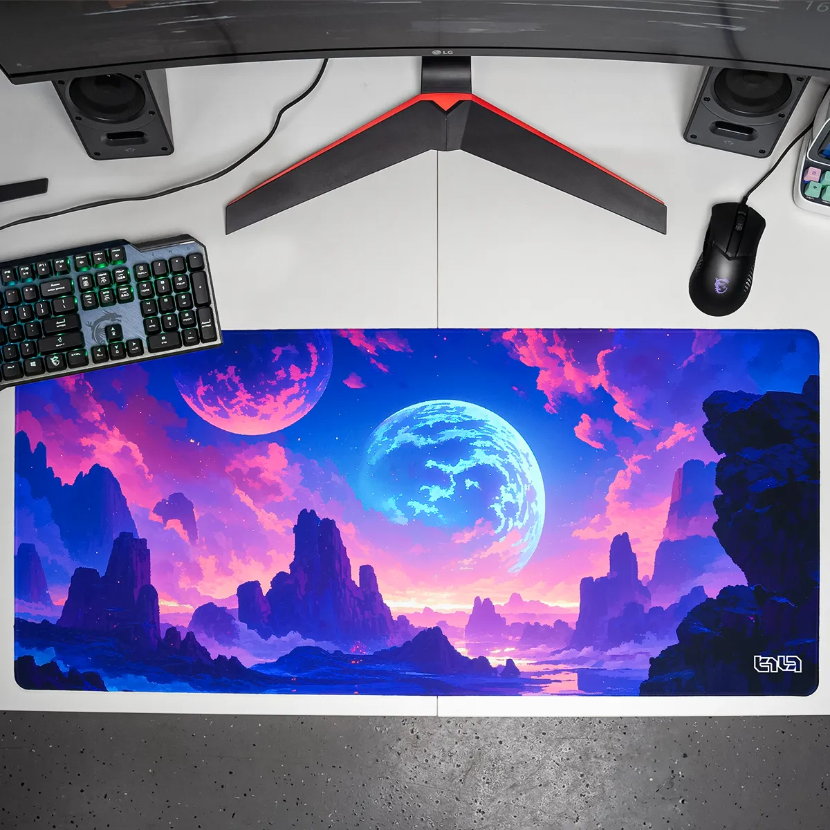 Mousepad Neon Planet - Image 7