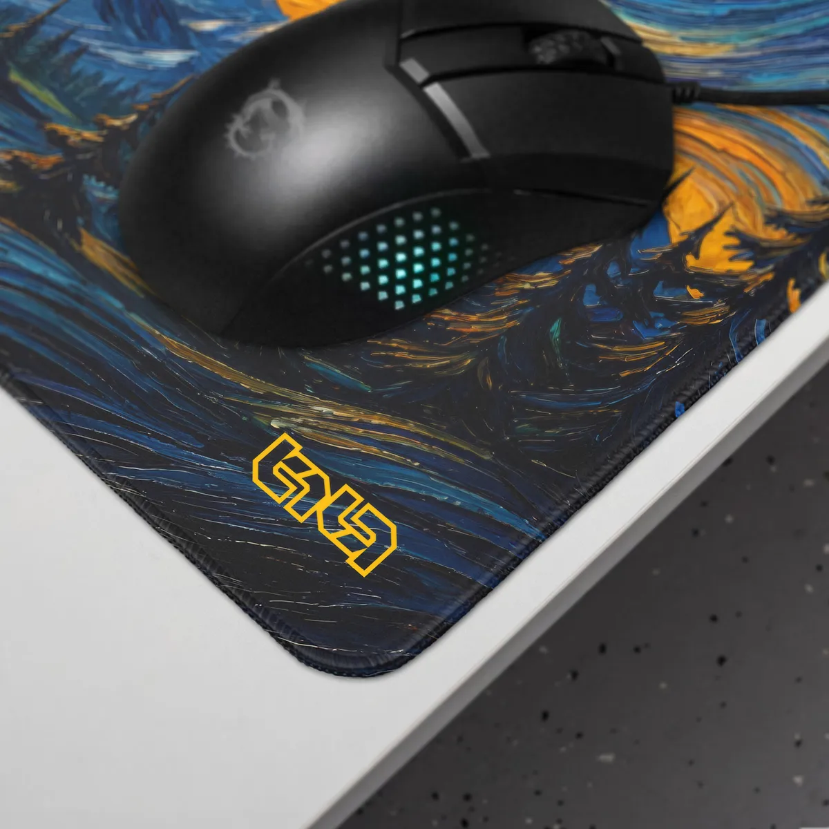 Mousepad Night Star Swirls - Image 13