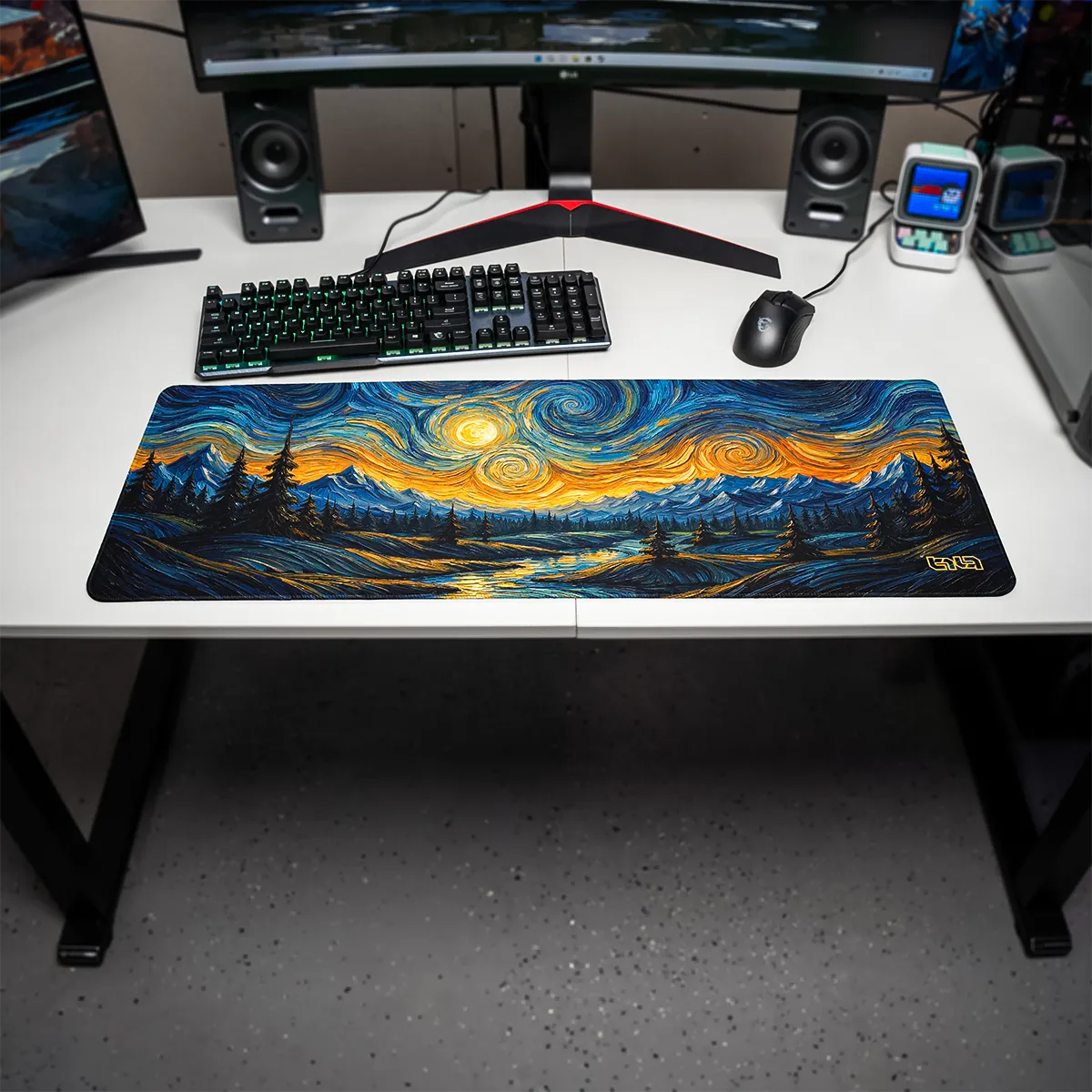 Mousepad Night Star Swirls - Image 15
