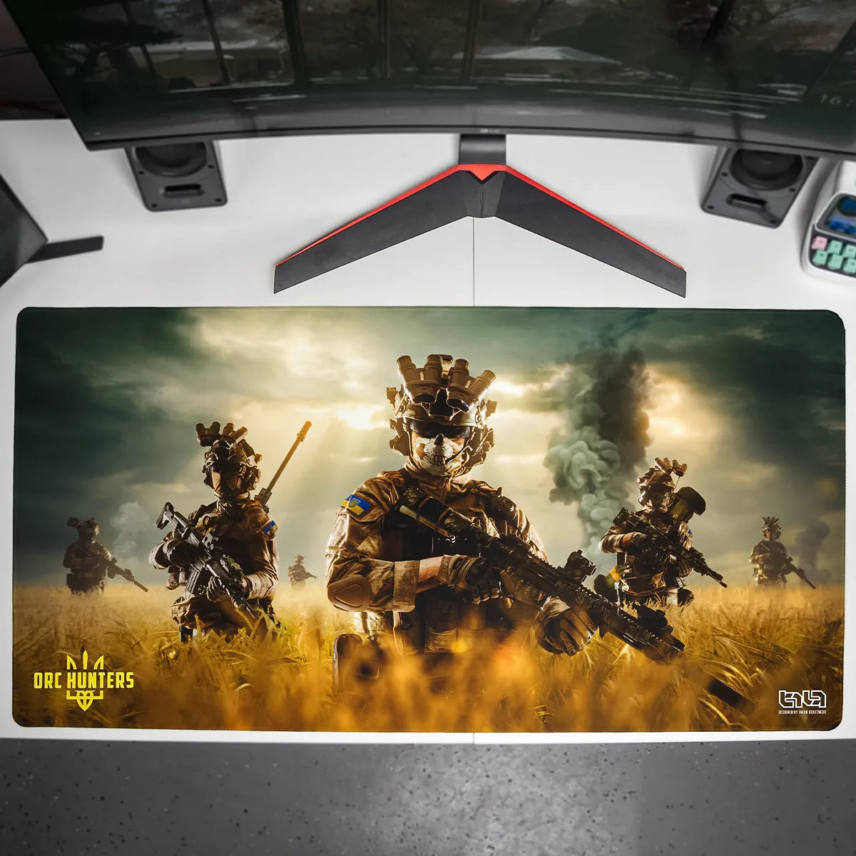 Mousepad Orc Hunters 1 (Ukrainian Soldiers)