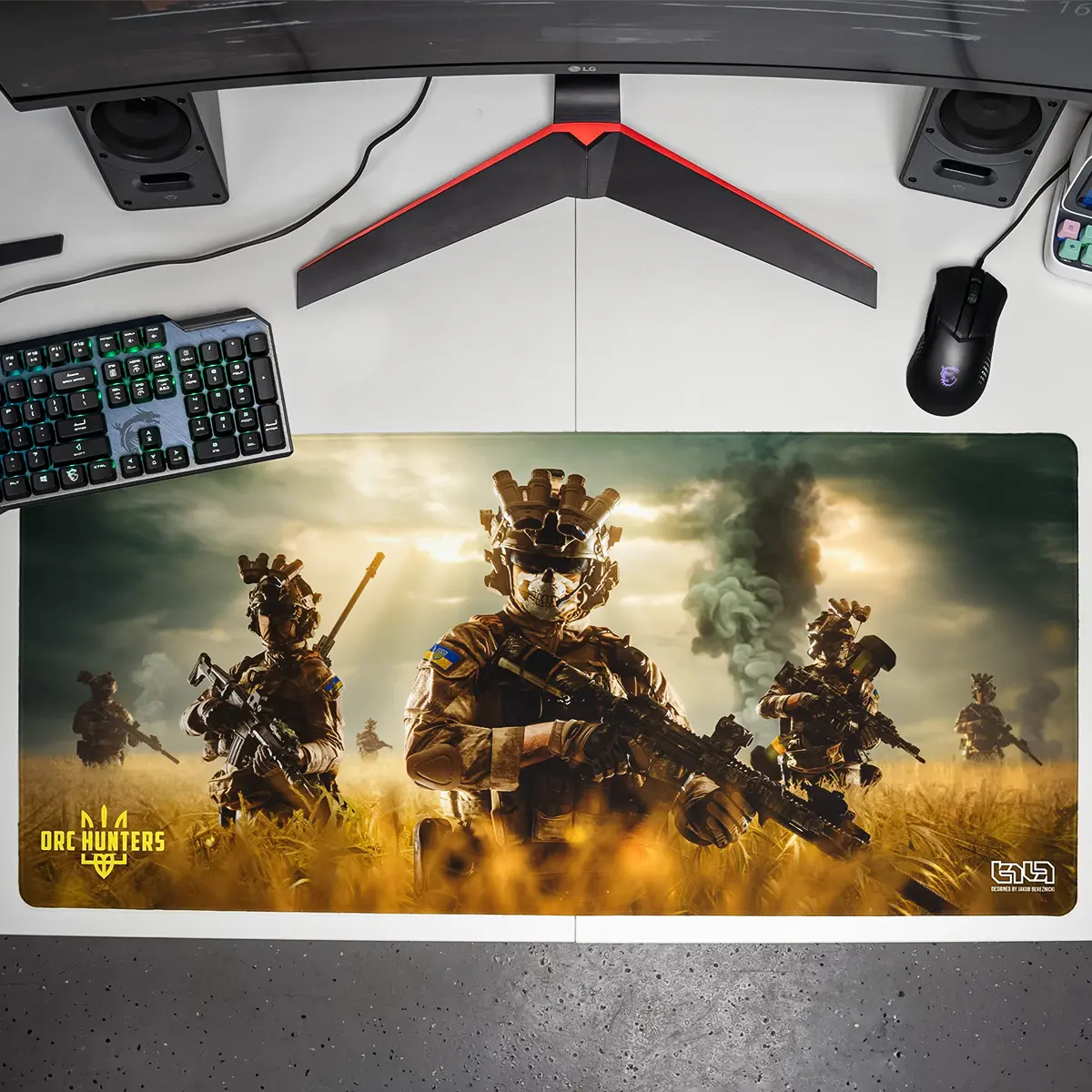 Mousepad Orc Hunters 1 (Ukrainian Soldiers) - Image 7
