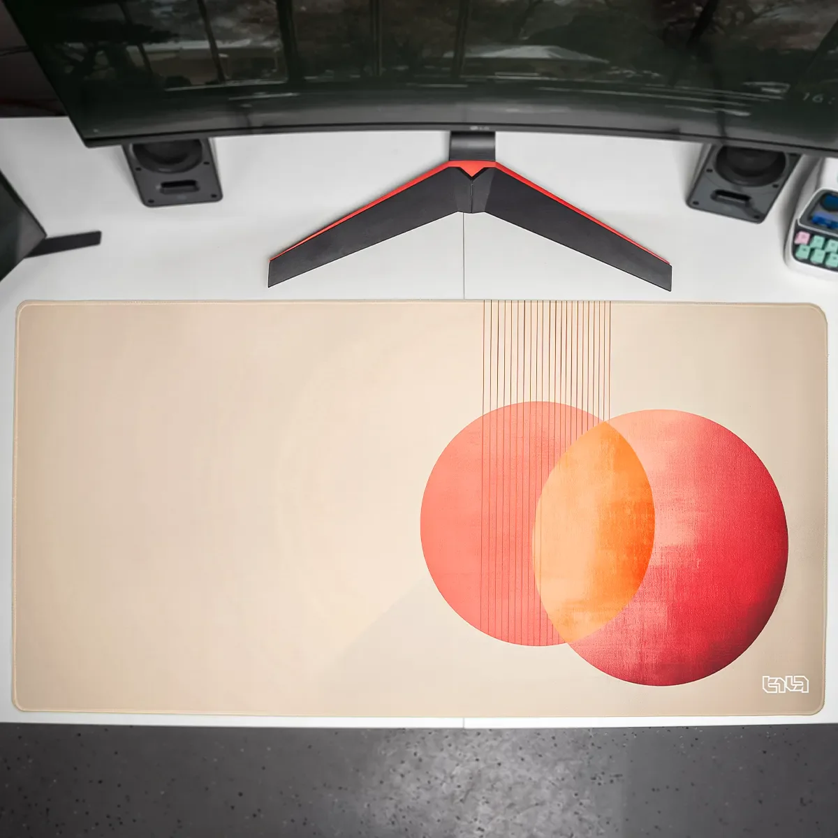 Mousepad Pink Spheres