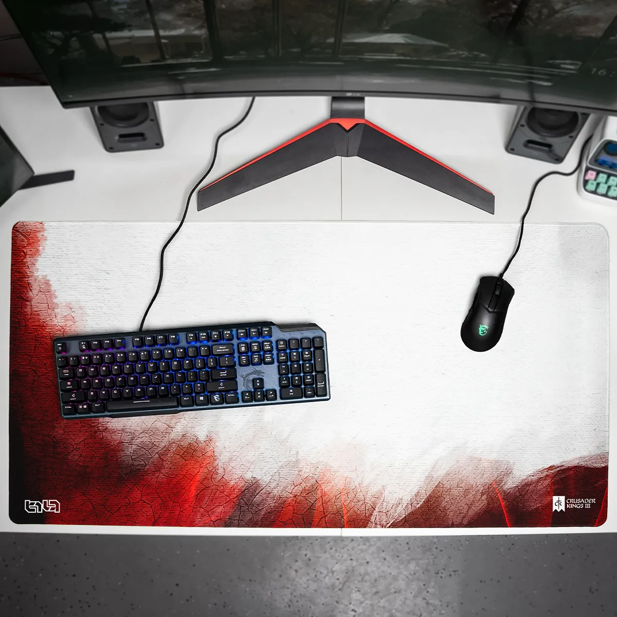 Mousepad Red & White Banner - Image 6