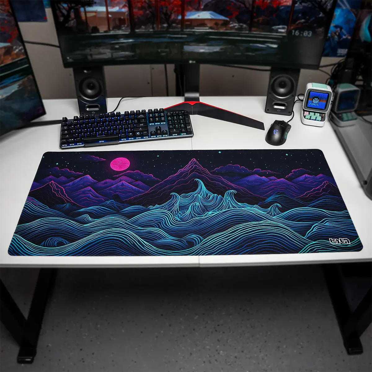 Mousepad Retrowave Mountains - Image 10