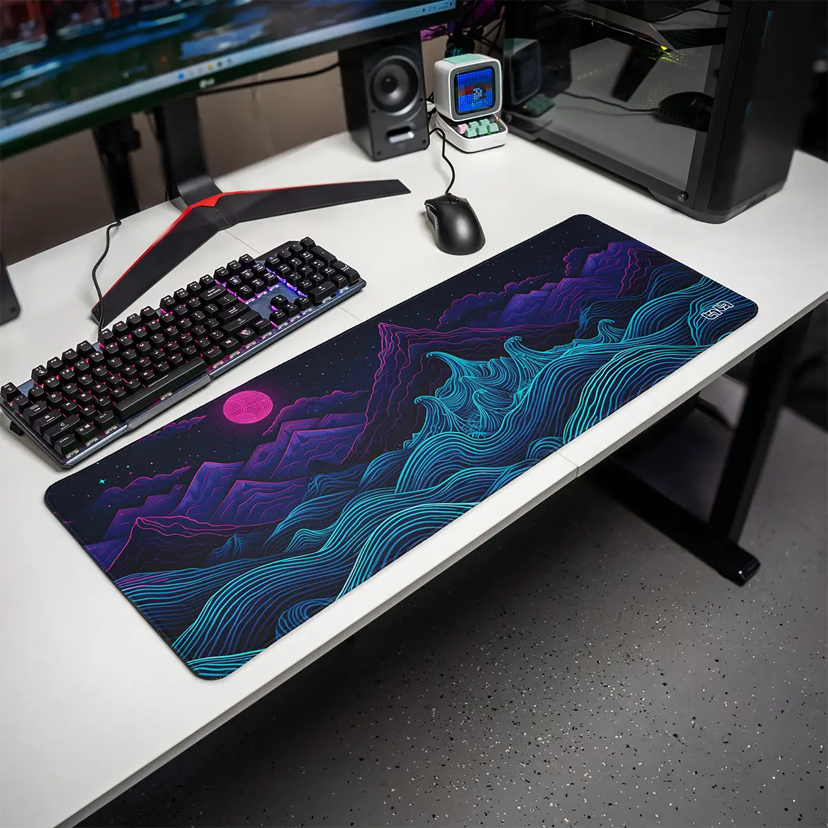 Mousepad Retrowave Mountains - Image 14