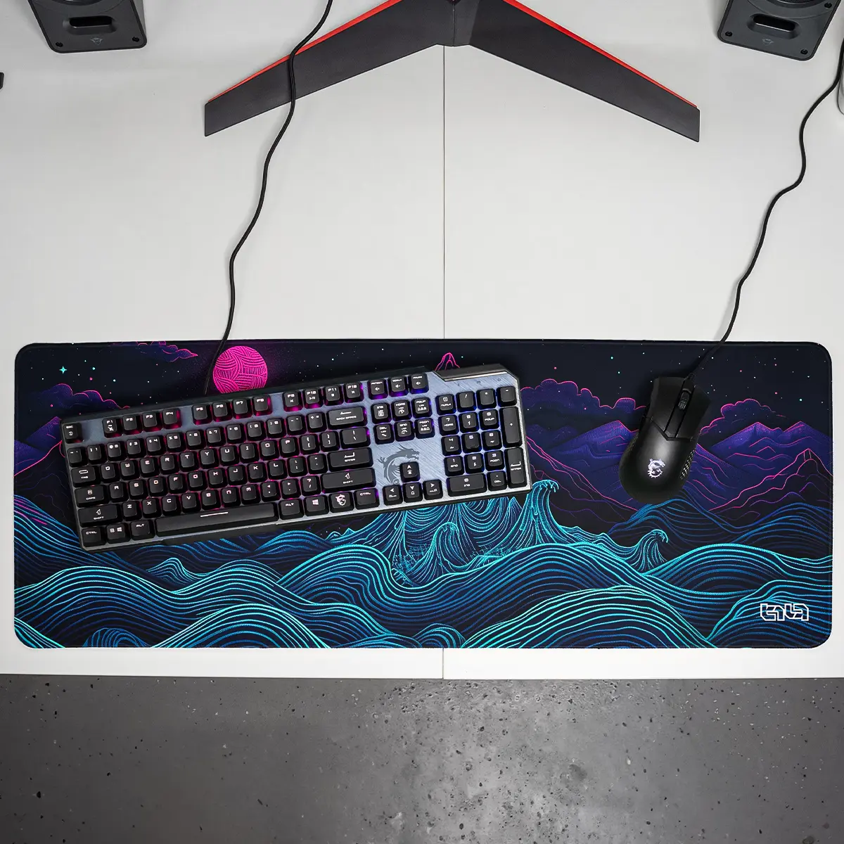 Mousepad Retrowave Mountains - Image 16