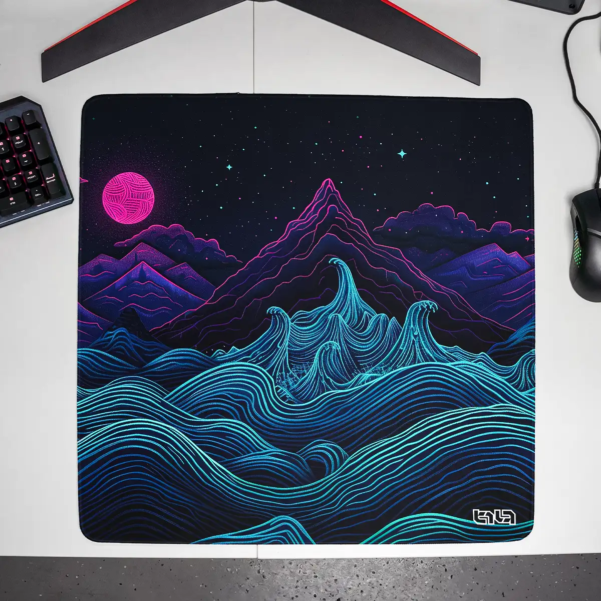 Mousepad Retrowave Mountains - Image 17