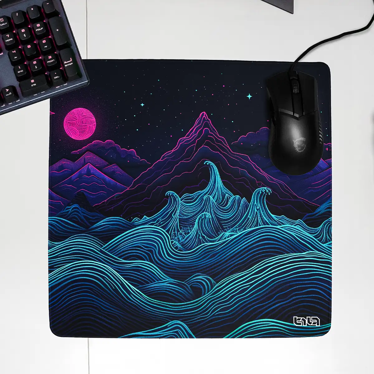Mousepad Retrowave Mountains - Image 24
