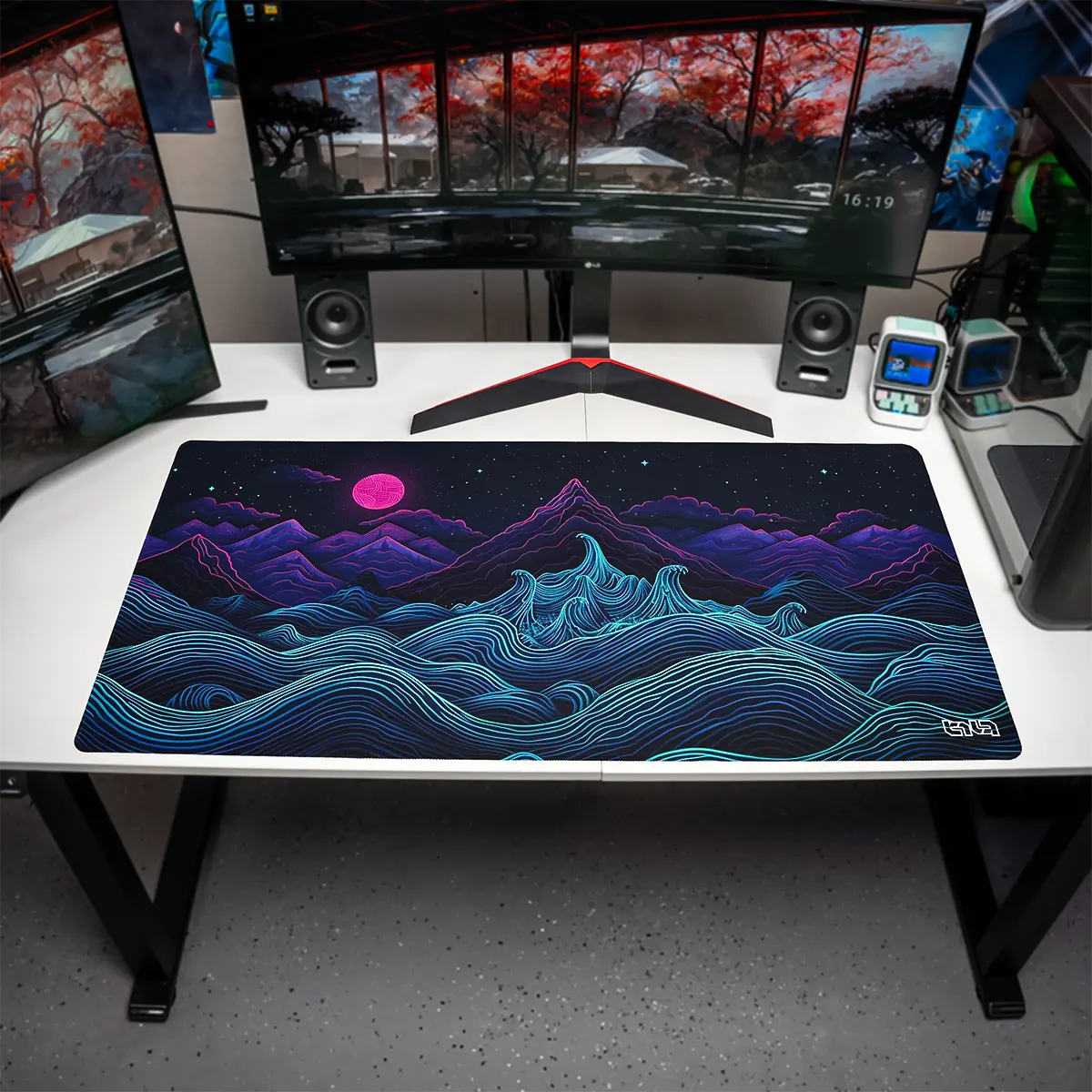 Mousepad Retrowave Mountains - Image 5