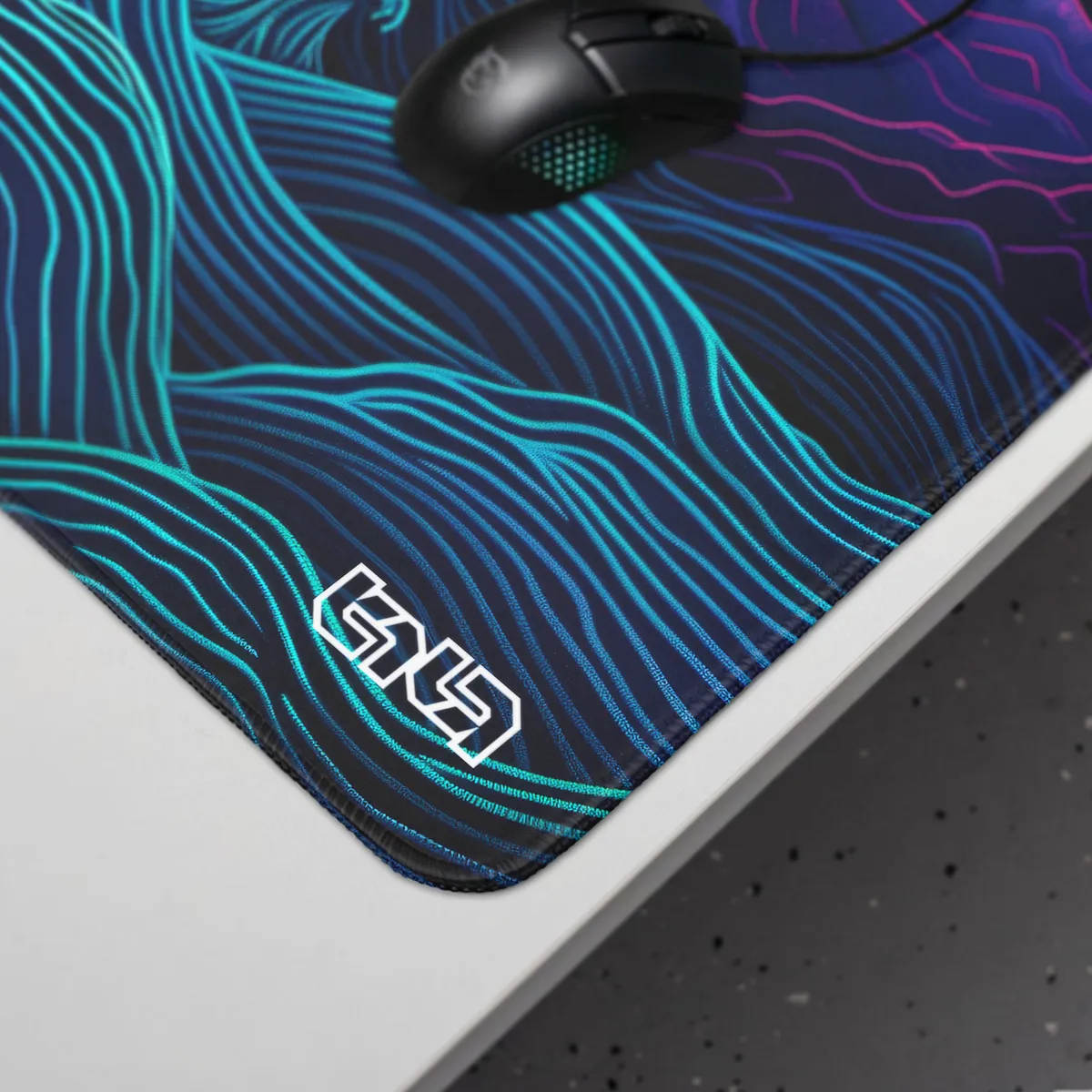 Mousepad Retrowave Mountains - Image 8