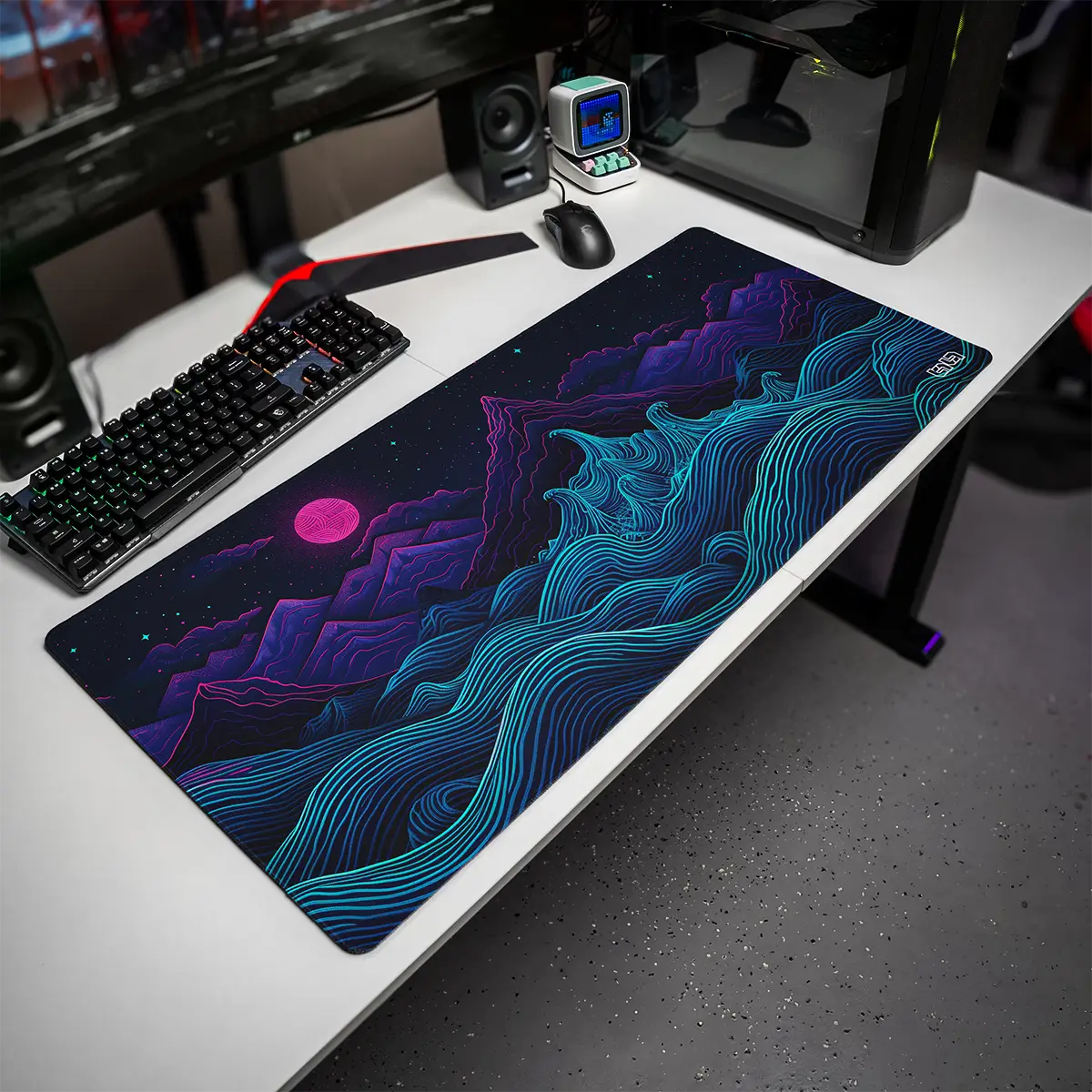 Mousepad Retrowave Mountains - Image 9