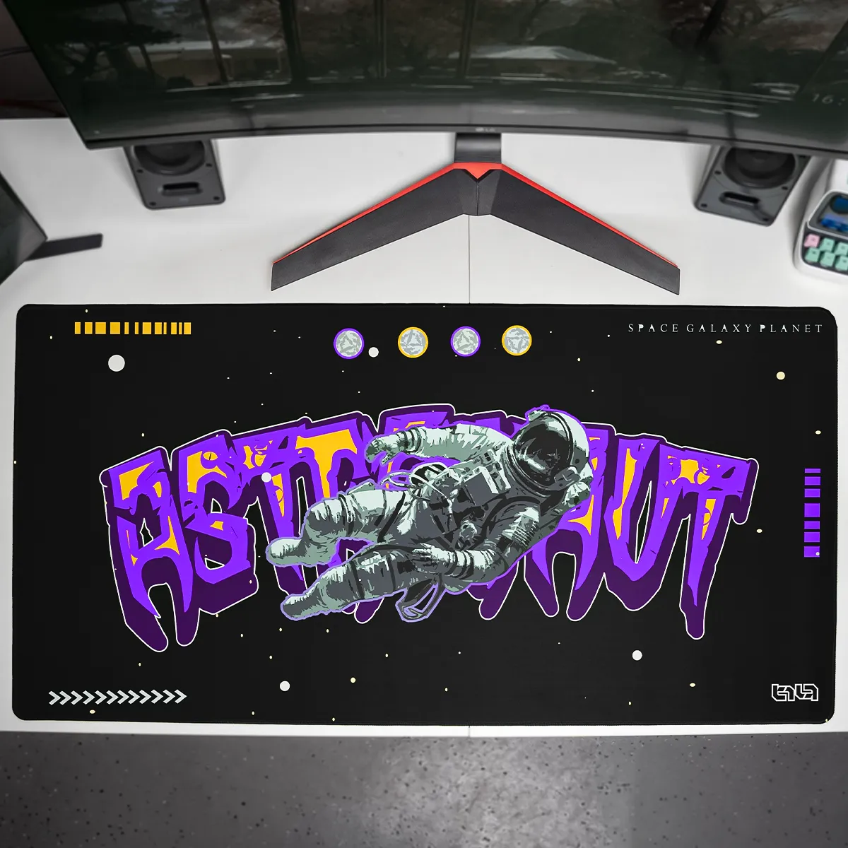 Mousepad Space Galaxy Planet