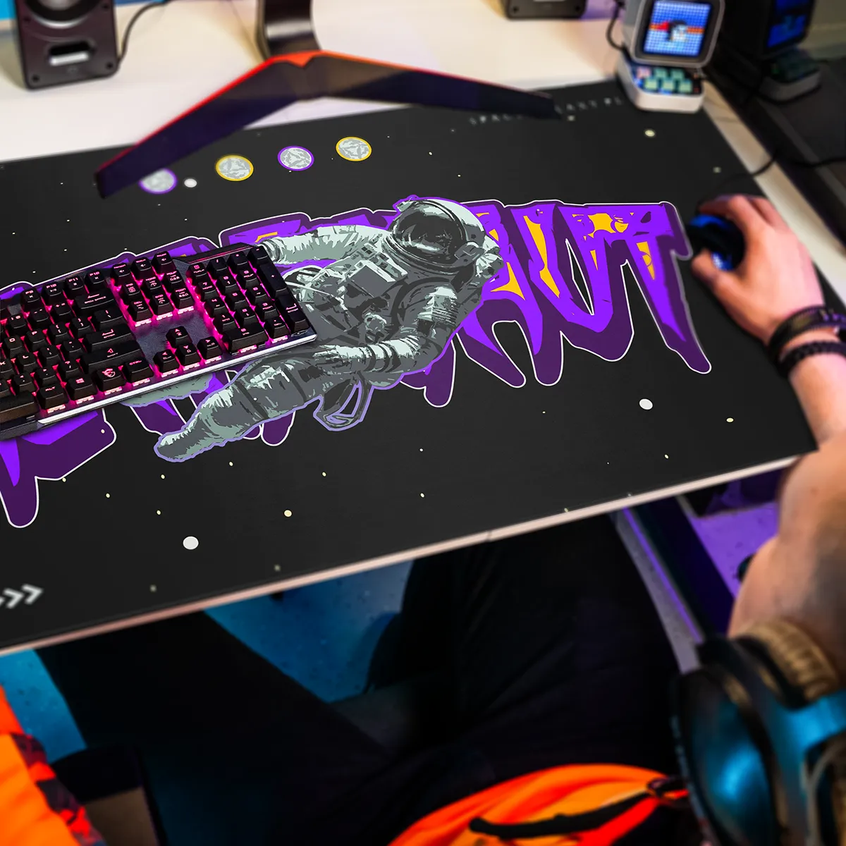 Mousepad Space Galaxy Planet - Image 2
