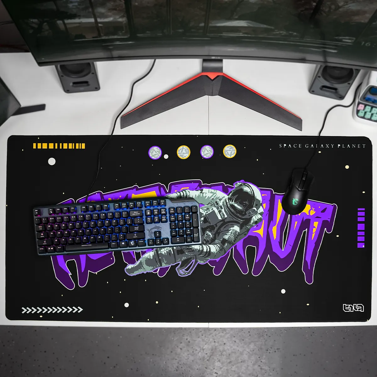 Mousepad Space Galaxy Planet - Image 6