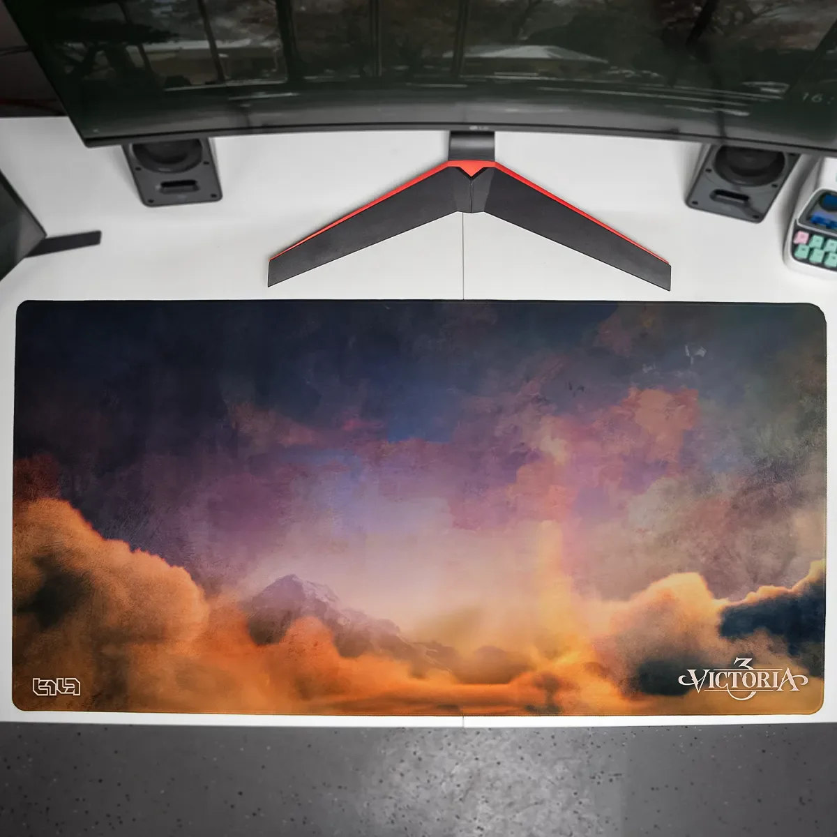 Mousepad Victorian Skyline Dark