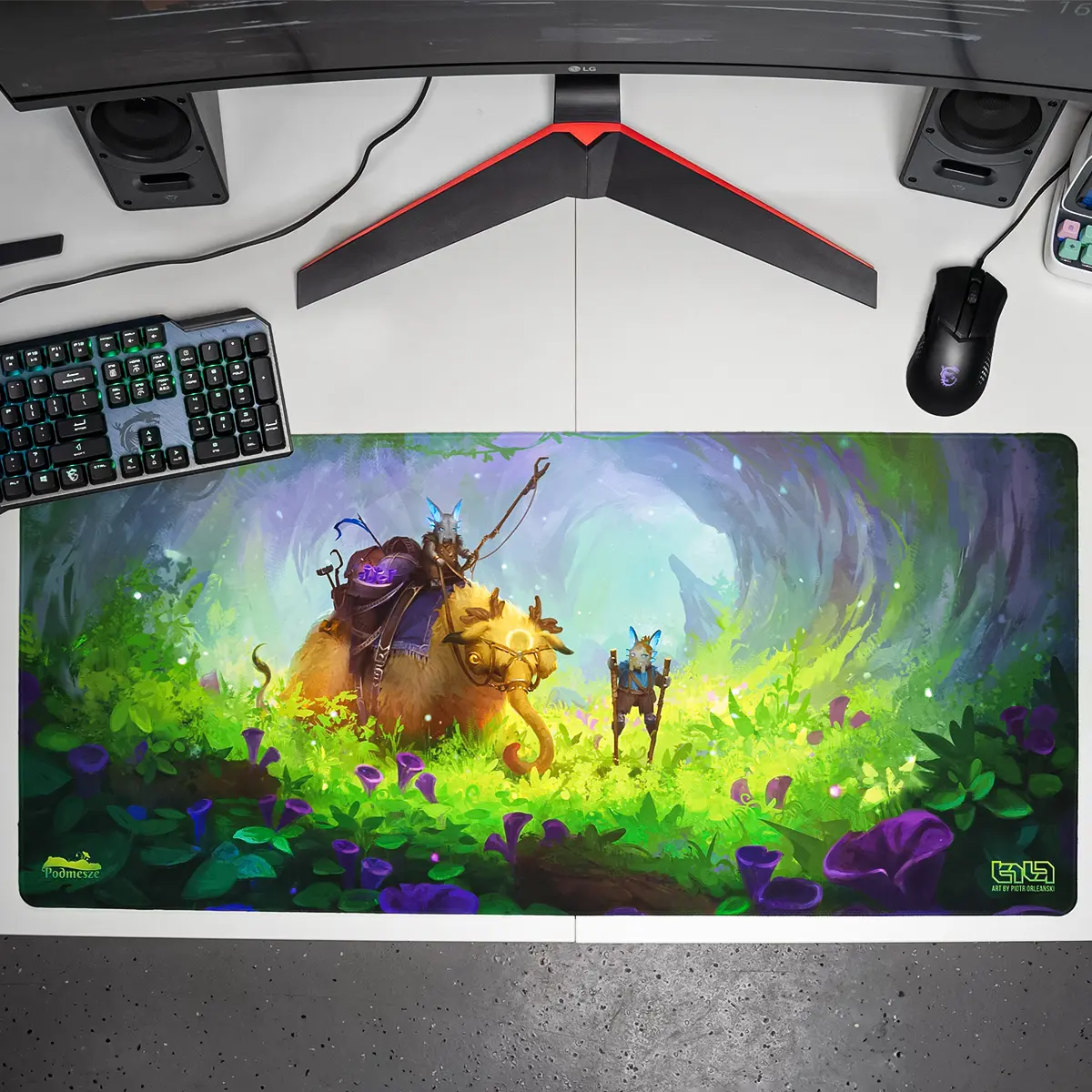 Mousepad Wooliphant and the Sea of Moss - Image 7