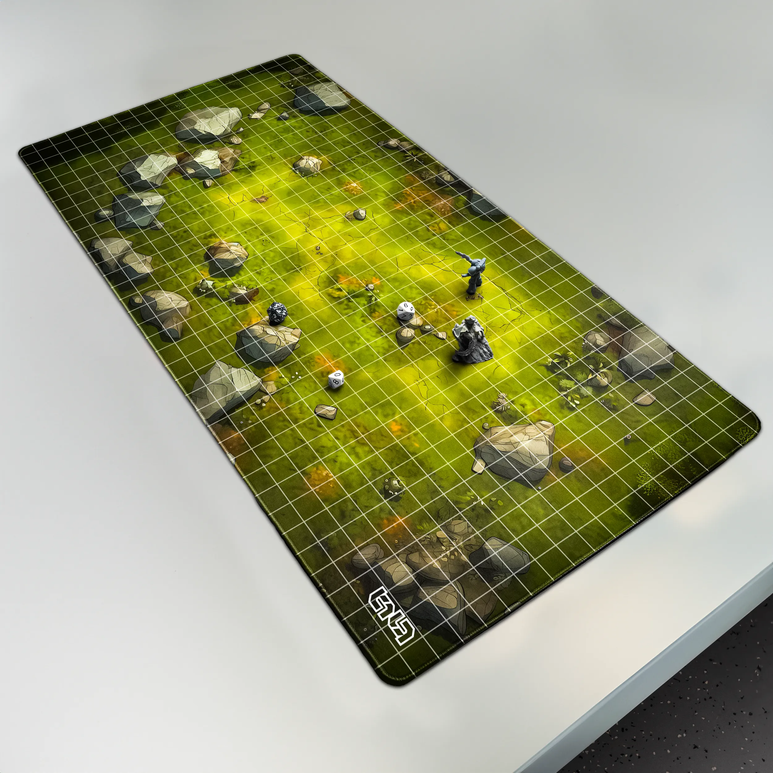 RPG Mat Grass and Stones