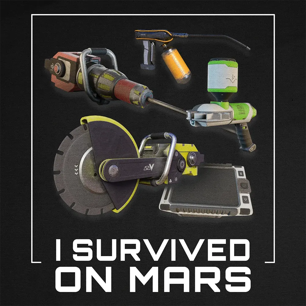 T-shirt I Survived on Mars - Image 2
