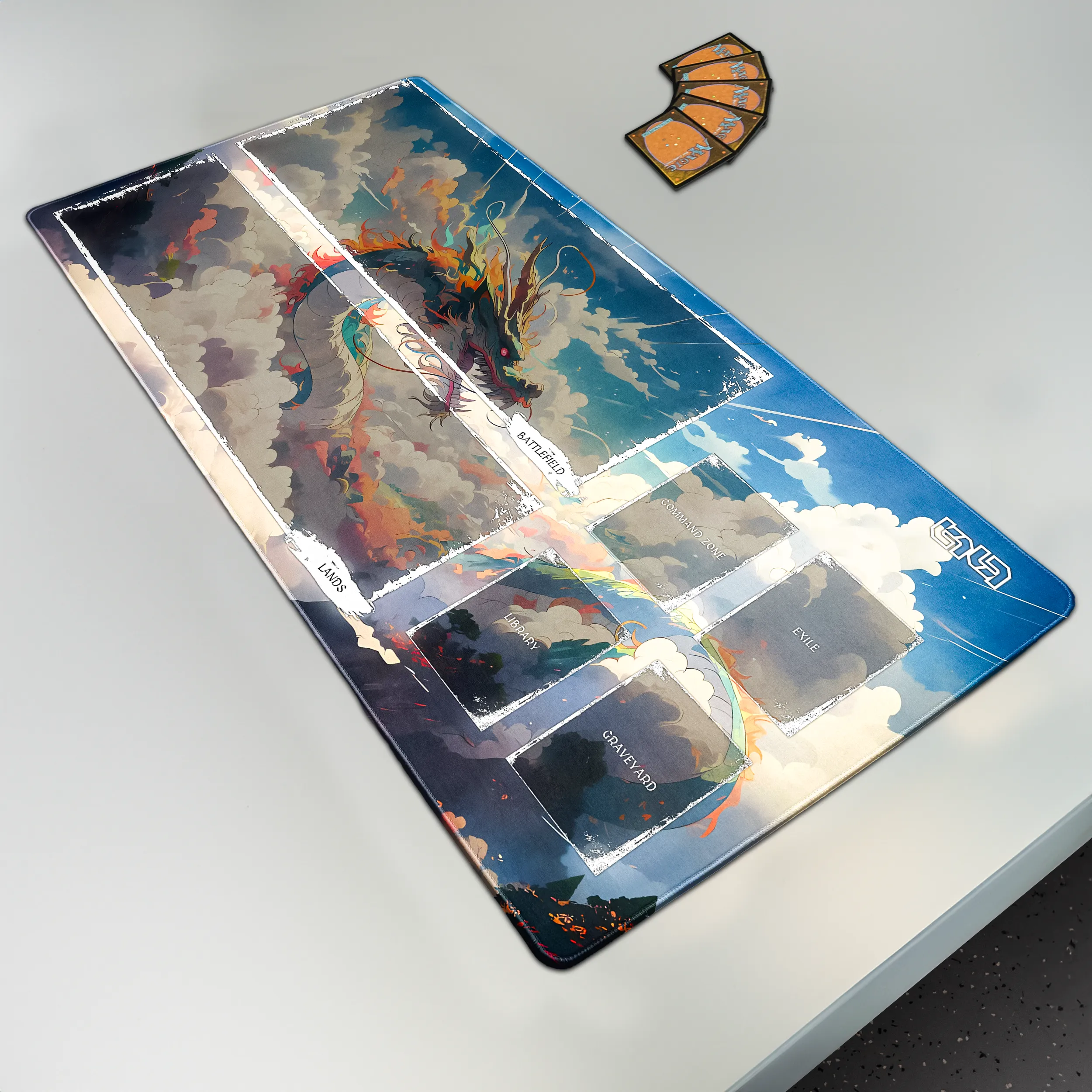 TCG Mat Magic The Gathering Rankinia Dragon