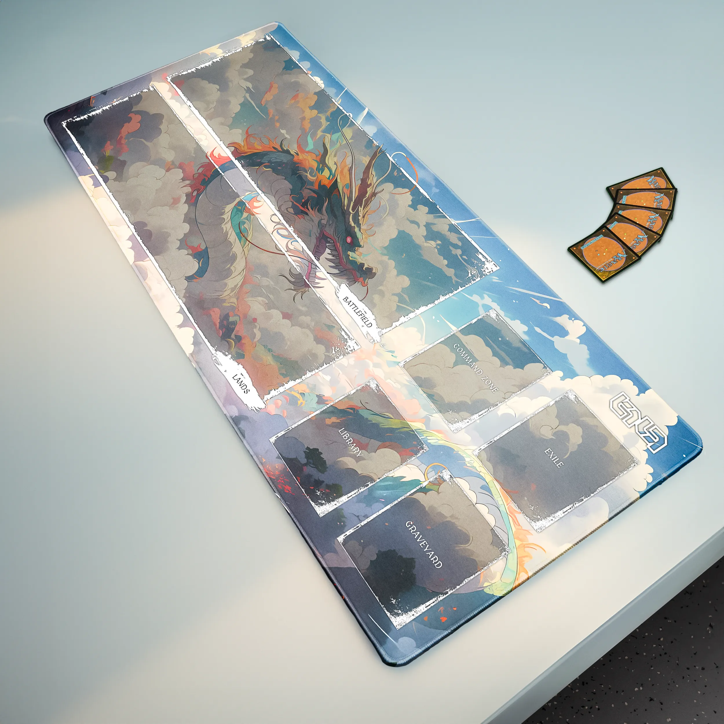 TCG Mat Magic The Gathering Rankinia Dragon - Image 4