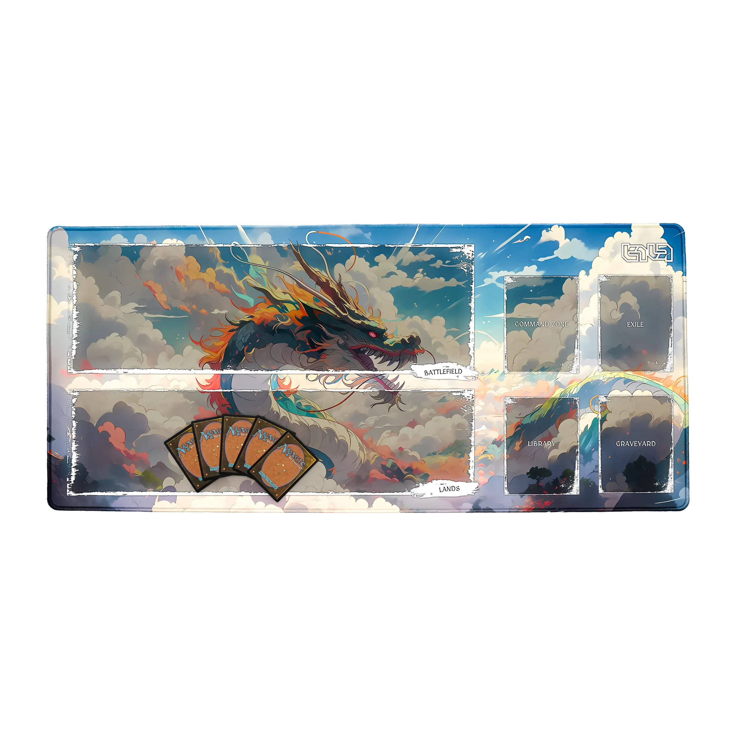 TCG Mat Magic The Gathering Rankinia Dragon - Image 5