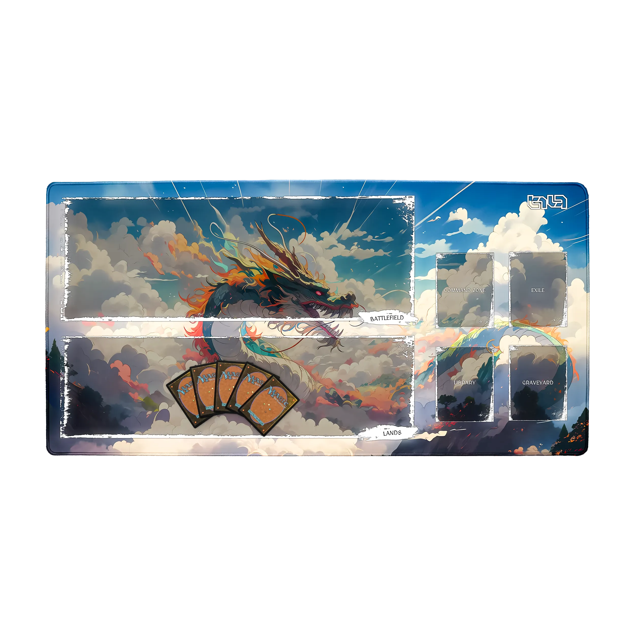 TCG Mat Magic The Gathering Rankinia Dragon - Image 6