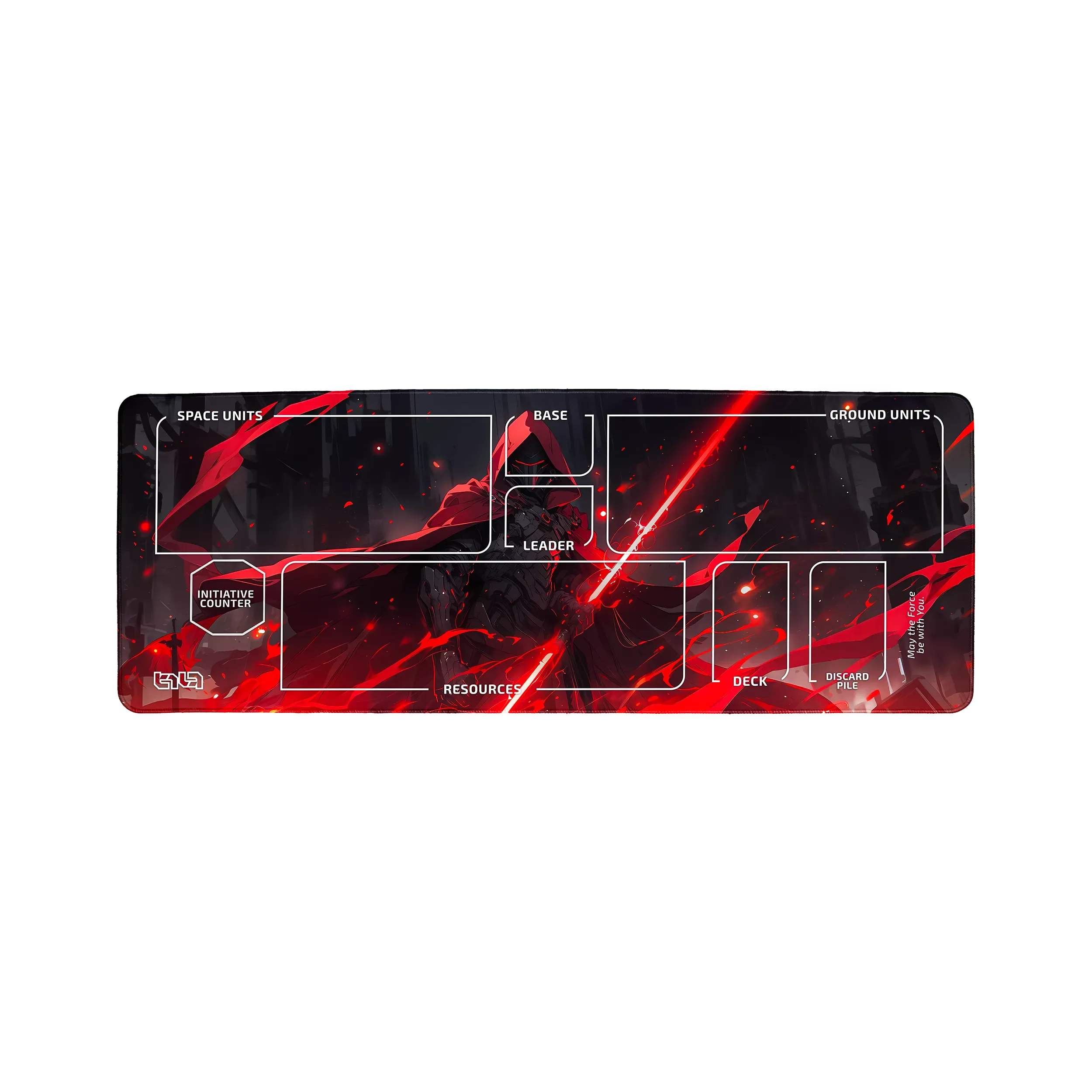 TCG Mat SWU Red Luminous Blade