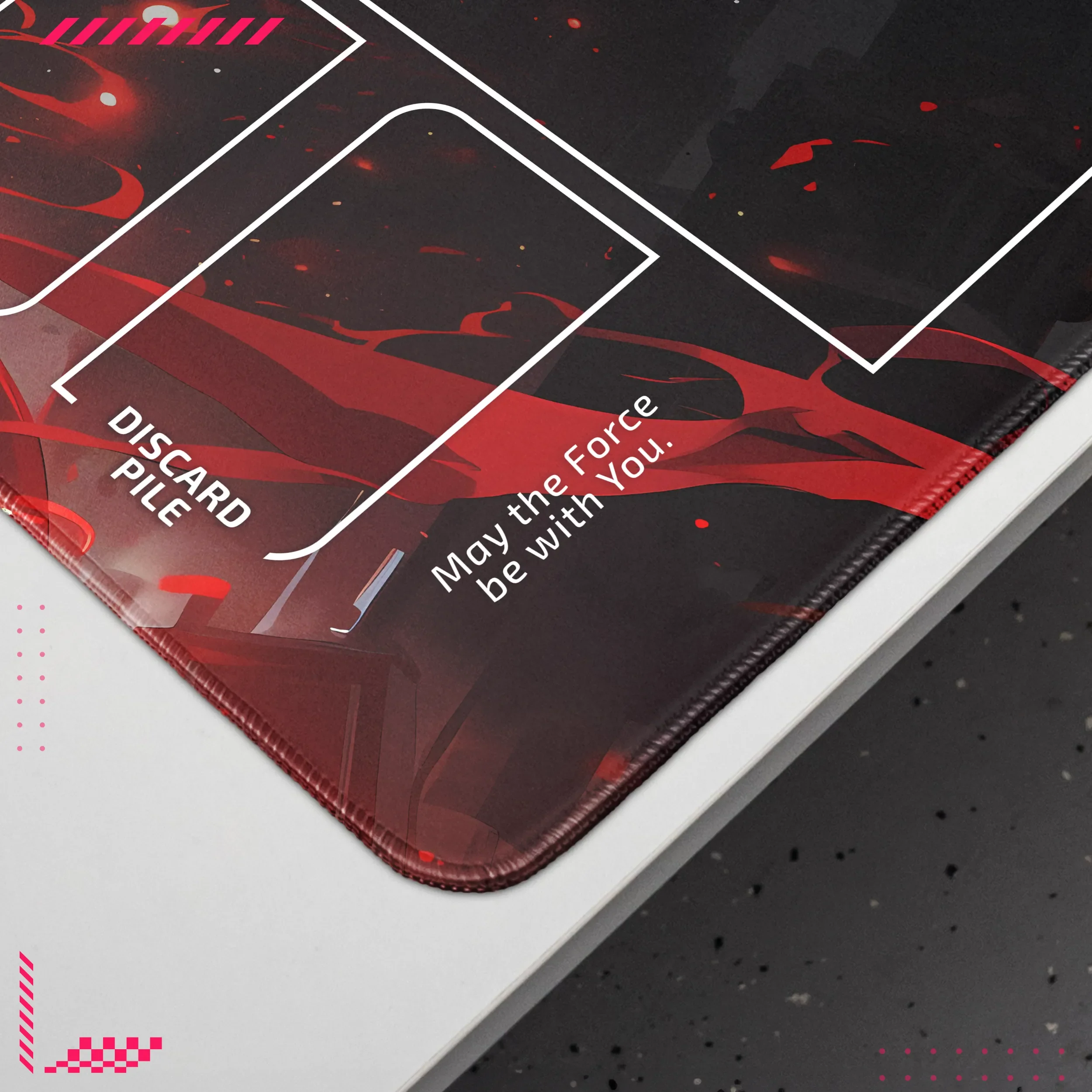 TCG Mat SWU Red Luminous Blade - Image 2