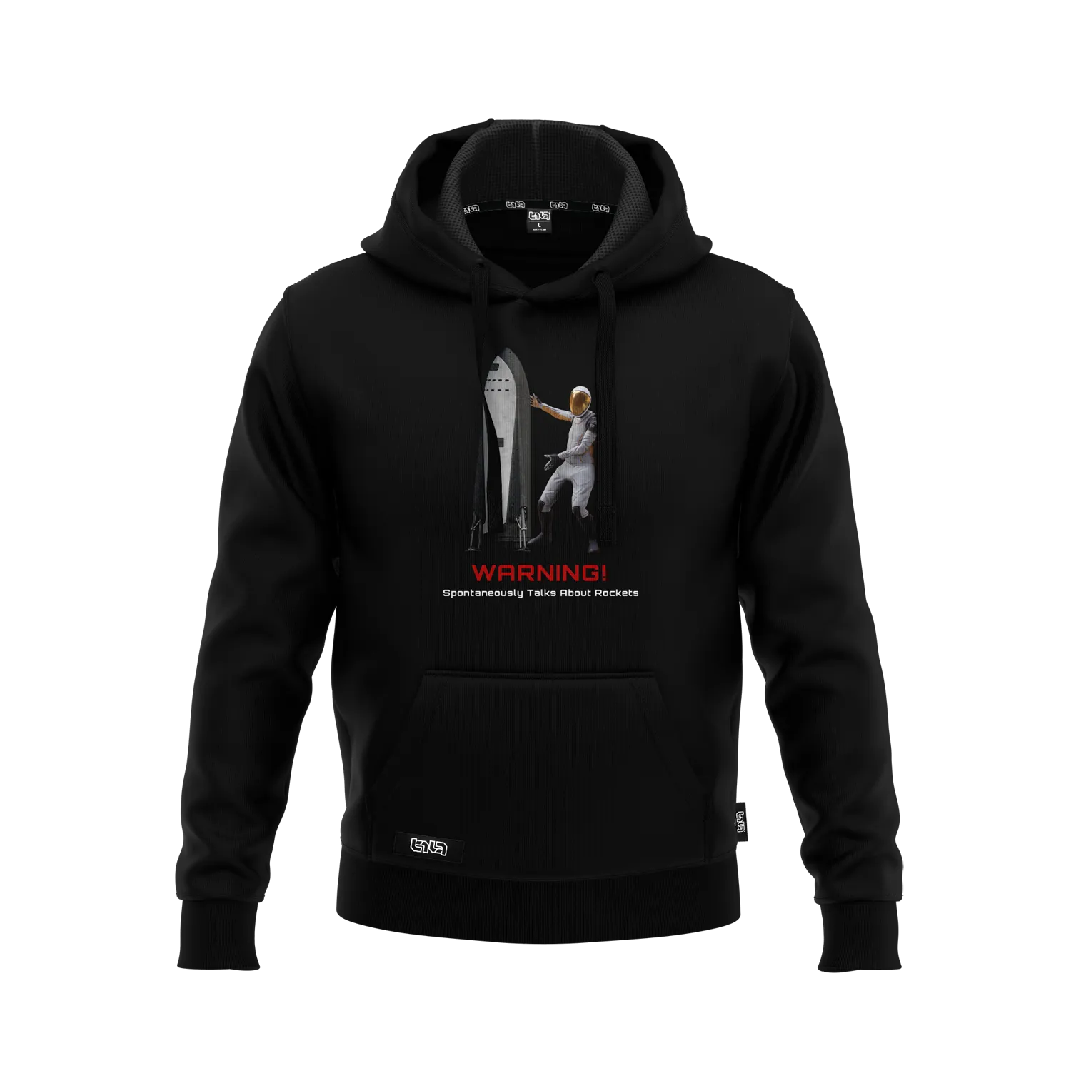 Warning - Spontaneously Talks About Rockets Hoodie