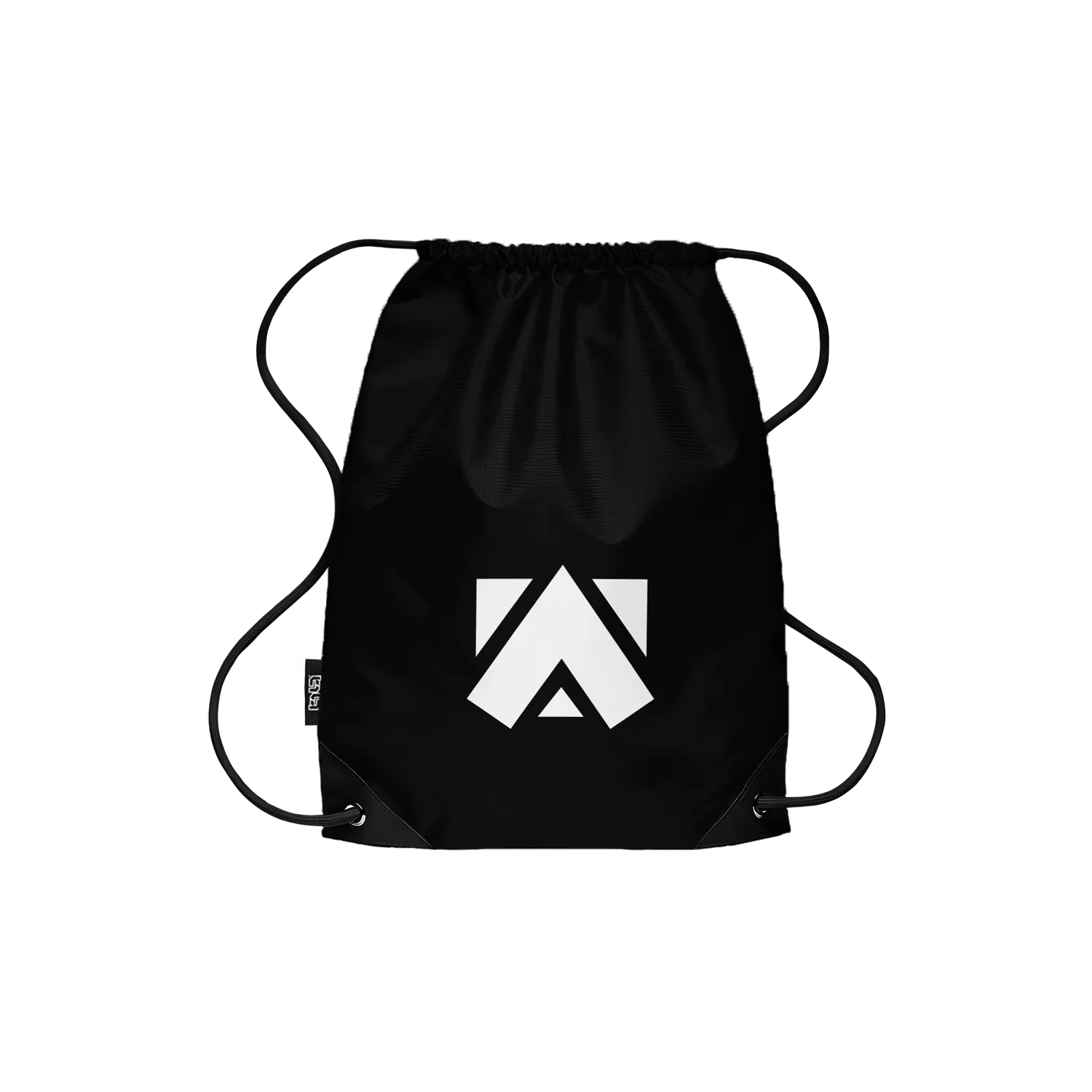 Drawstring Backpack Arkadikuss Logo Basic Black